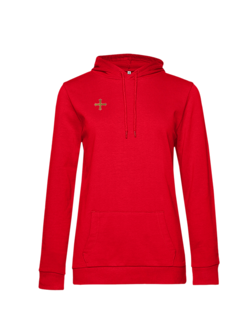 Rot-Weiß / Hoodie (women fit)