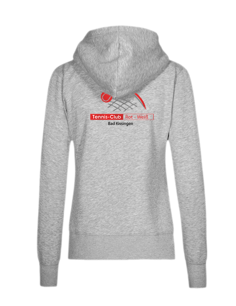 Rot-Weiß / Zip-up hoodie (women fit)