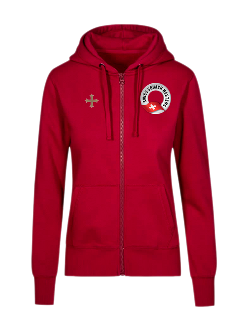 Swiss Squash Masters / Zip-Up Hoodie (Women fit)